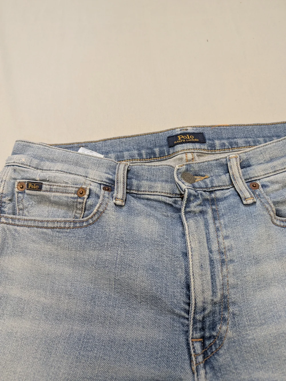 Polo Ralph Lauren Light Blue Tompkins Mid Rise Skinny Crop Jeans Women's Size 29
